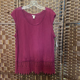 MERONA,Purple,XXL,Sleeveless Top