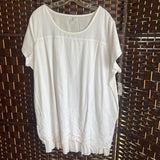 Oso Casual,Wht,2XL,Lace Bottom