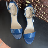 Ellen Tracy,Blue,7.5,Ankle Strap Heels