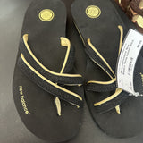 New Balance,Black,Sm/Med,Thong Sandals