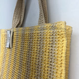 Universal Thread,Yellow, Woven Straw Bag