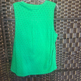 Liz Claiborne,Green,XL,Sleeveless Top