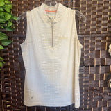 TAIL,Tan/Wh,Medium,Sleeveless Top