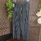 Ambiance Apparel,Bl/Wh,2X,Striped Pants