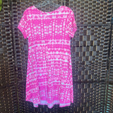 Lexington Avenue,Pink,Large,Short Sleeve Dress