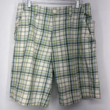 Aeropostale,Green+,32,Plaid Shorts