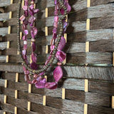 Sonoma,Purple, Necklace And Earrings Set