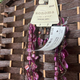 Sonoma,Purple, Necklace And Earrings Set