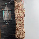 C+D+M,Br/Tan,Small,Halter Dress