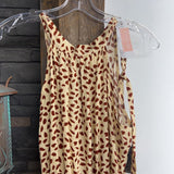 C+D+M,Br/Tan,Small,Halter Dress