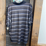 Grand Slam,Gray+,XL,Striped Polo Shirt