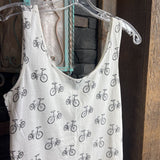 Forever 21,Crm ,S,Tank Bike Print