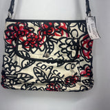 Coach,Blk Crm Red Pnk,10x12,Flrl Crossbody