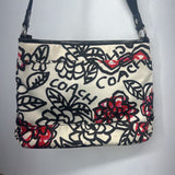 Coach,Blk Crm Red Pnk,10x12,Flrl Crossbody