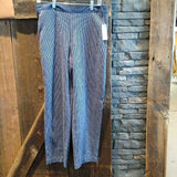 Chicos,Navy/Wh,1,Pin Stripe Pant