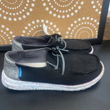 HEY DUDE,Slvr Blk ,6,Sparkle