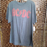 AC/DC,Gray,XL,Tee