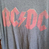 AC/DC,Gray,XL,Tee