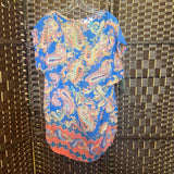 Sunny Oceans,Blue+,Medium,Sheer Coverup