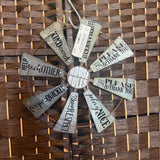 House Rules,Silver Tone, Wall Hanging