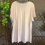 Ava & Viv,Pink+,2X,Short Sleeve Top