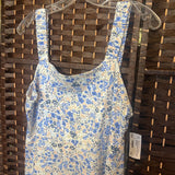 SO,Blu Wht,XL,Flr Tank