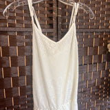 Bobbie Brooks,Wht,L,Lace Romper
