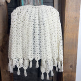 Hand Knit,Crm,OS,Cardi
