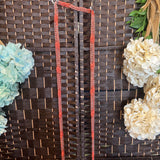 BEADED,Orng Slvr, Knit Scarf