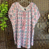 Ellos,Pink,1x,Smock Neck