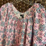 Ellos,Pink,1x,Smock Neck