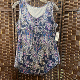 PAISLEY,BluPrp,Medium,Tank Top