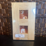Tan, Double Wood Frame