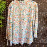 St. Johns Bay,Multi,XXL,Button Front Top