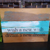 Brown+,8X6 In,Wish Sign