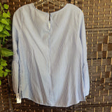 Apt 9,Blu Wht,S,Stripe Pearl