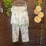 Flr Satin,Ivory Grn,XL,3 pc set