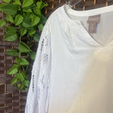 Chicos,Wht ,2,Lace Slv