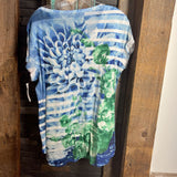 Style & Co,Blu ,XL,Stripe Stones Flrl