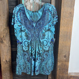 Apt 9,Blu Turq ,1XL,V Beads