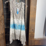 Elsie & Joey,Blu Gry ,L,Lace tank