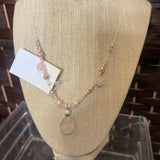 Pink/Sil, Beaded Wire