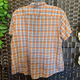 Abercrombie & Fitch,Orng,M,Plaid Shirt