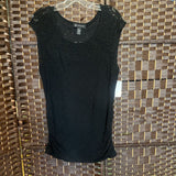 INC,Black,Large,Lace Top