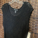 INC,Black,Large,Lace Top