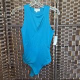 LIVE IN THE MOMENT,Teal ,Xs,Body Suit