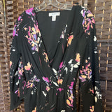 Arizona,Blk Pnk ,XS,Flrl Romper