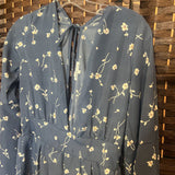 Charlotte Ruse,Blu Wht ,S,Flrl Romper