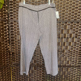 Jacklyn Smith,Brn Wht ,12,Print Capri