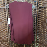Apt 9,Maroon,Medium,Sleeveless Top